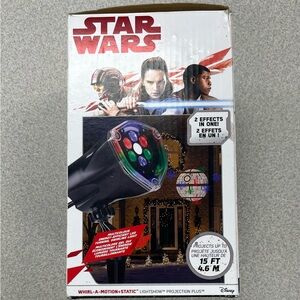 Star Wars Whirl-A-Motion Multicolor LED Christmas Light Show Projector